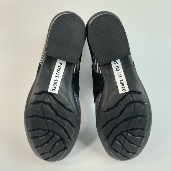 Maciejka Bootie Women Size 6.5M Leather Block Heel Mixed Print Bootie - Picture 7 of 10